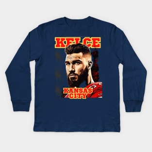 Travis Kelce Kansas City Kids Long Sleeve T-Shirt